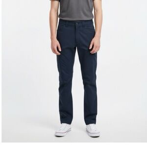 Wrangler Boys Cargo Pants Youth Size 16 Regular Navy Blue Zip Utility Pockets